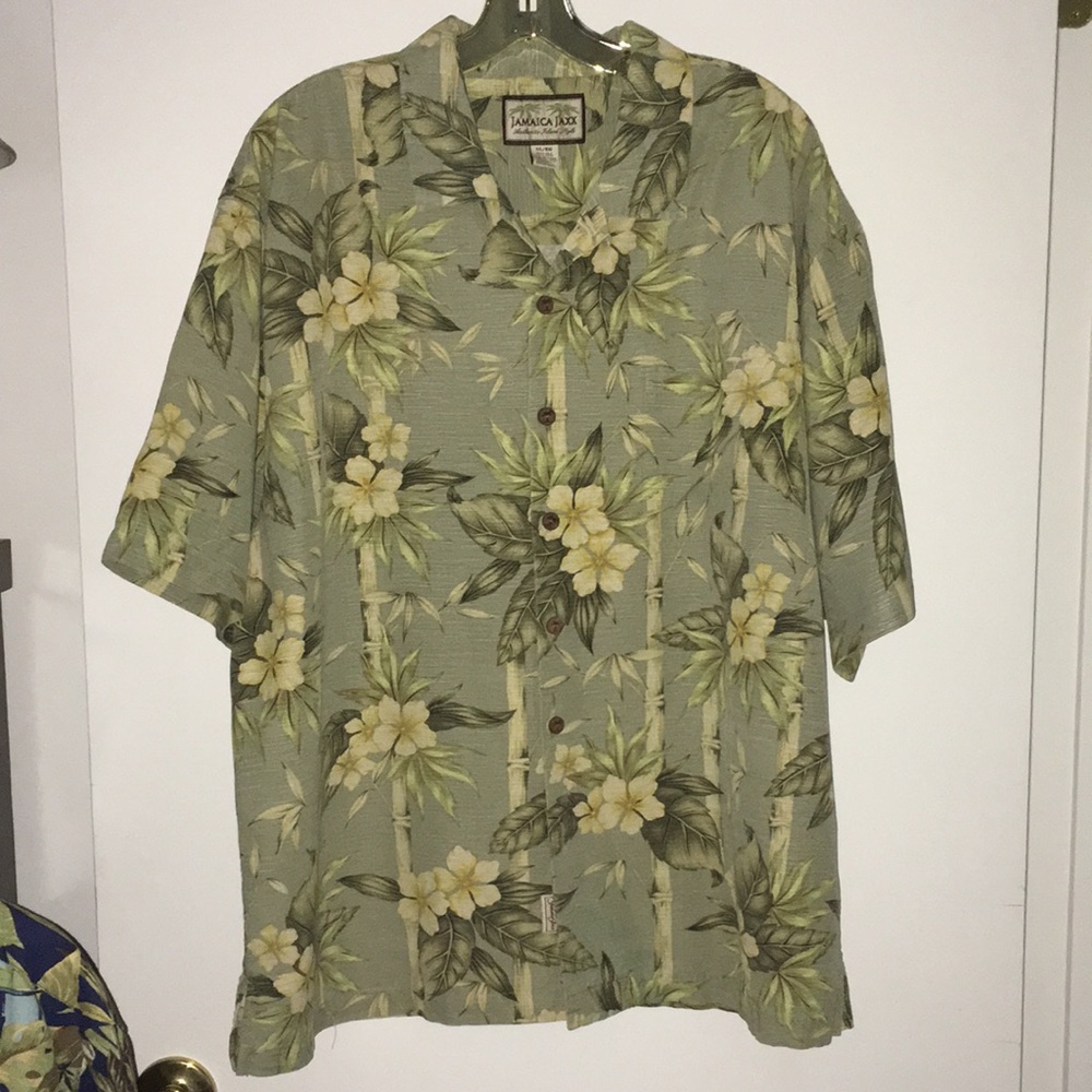 JAMAICA JAXX | MENS SILK TROPICAL ISLAND SHIRT